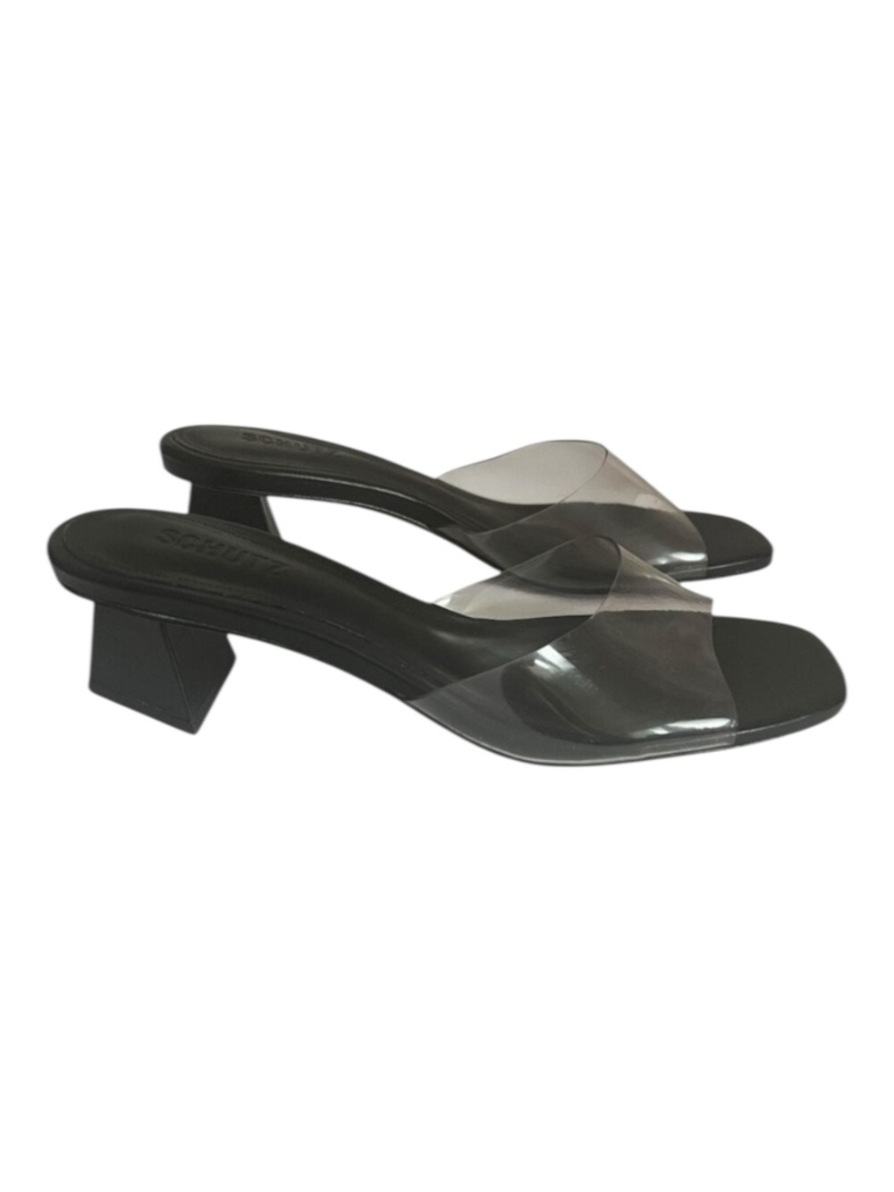 Schutz Lizah Slip On Heel Sandals Shoes Size 10B